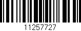 Código de barras (EAN, GTIN, SKU, ISBN): '11257727'