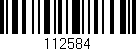 Código de barras (EAN, GTIN, SKU, ISBN): '112584'