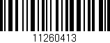 Código de barras (EAN, GTIN, SKU, ISBN): '11260413'