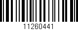 Código de barras (EAN, GTIN, SKU, ISBN): '11260441'