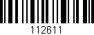 Código de barras (EAN, GTIN, SKU, ISBN): '112611'