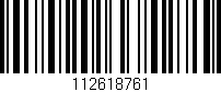 Código de barras (EAN, GTIN, SKU, ISBN): '112618761'