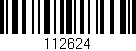 Código de barras (EAN, GTIN, SKU, ISBN): '112624'