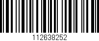 Código de barras (EAN, GTIN, SKU, ISBN): '112638252'