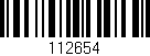 Código de barras (EAN, GTIN, SKU, ISBN): '112654'
