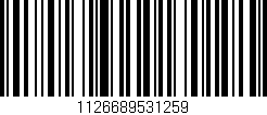 Código de barras (EAN, GTIN, SKU, ISBN): '1126689531259'