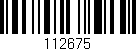 Código de barras (EAN, GTIN, SKU, ISBN): '112675'