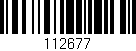 Código de barras (EAN, GTIN, SKU, ISBN): '112677'