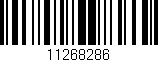 Código de barras (EAN, GTIN, SKU, ISBN): '11268286'