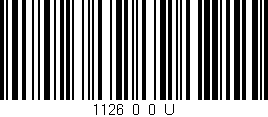 Código de barras (EAN, GTIN, SKU, ISBN): '1126_0_0_U'