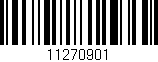 Código de barras (EAN, GTIN, SKU, ISBN): '11270901'