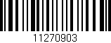 Código de barras (EAN, GTIN, SKU, ISBN): '11270903'