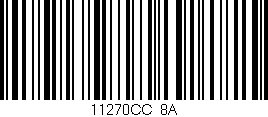 Código de barras (EAN, GTIN, SKU, ISBN): '11270CC/8A'