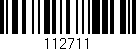 Código de barras (EAN, GTIN, SKU, ISBN): '112711'