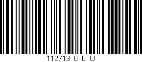 Código de barras (EAN, GTIN, SKU, ISBN): '112713_0_0_U'