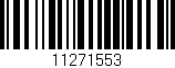 Código de barras (EAN, GTIN, SKU, ISBN): '11271553'