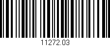 Código de barras (EAN, GTIN, SKU, ISBN): '11272.03'
