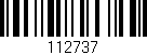 Código de barras (EAN, GTIN, SKU, ISBN): '112737'