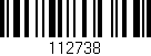 Código de barras (EAN, GTIN, SKU, ISBN): '112738'