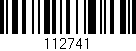 Código de barras (EAN, GTIN, SKU, ISBN): '112741'