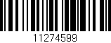 Código de barras (EAN, GTIN, SKU, ISBN): '11274599'