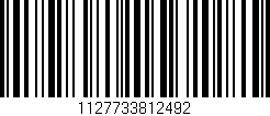 Código de barras (EAN, GTIN, SKU, ISBN): '1127733812492'