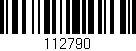 Código de barras (EAN, GTIN, SKU, ISBN): '112790'
