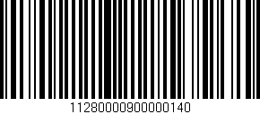 Código de barras (EAN, GTIN, SKU, ISBN): '11280000900000140'