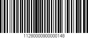Código de barras (EAN, GTIN, SKU, ISBN): '11280000900000148'