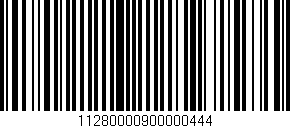Código de barras (EAN, GTIN, SKU, ISBN): '11280000900000444'