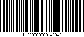 Código de barras (EAN, GTIN, SKU, ISBN): '11280000900143940'