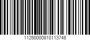 Código de barras (EAN, GTIN, SKU, ISBN): '11280000910113748'