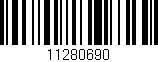 Código de barras (EAN, GTIN, SKU, ISBN): '11280690'