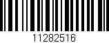 Código de barras (EAN, GTIN, SKU, ISBN): '11282516'