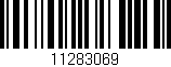 Código de barras (EAN, GTIN, SKU, ISBN): '11283069'