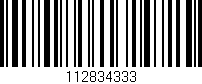 Código de barras (EAN, GTIN, SKU, ISBN): '112834333'