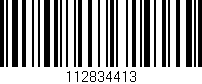Código de barras (EAN, GTIN, SKU, ISBN): '112834413'