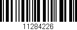 Código de barras (EAN, GTIN, SKU, ISBN): '11284226'