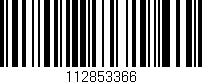 Código de barras (EAN, GTIN, SKU, ISBN): '112853366'