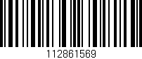 Código de barras (EAN, GTIN, SKU, ISBN): '112861569'