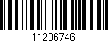 Código de barras (EAN, GTIN, SKU, ISBN): '11286746'