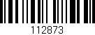Código de barras (EAN, GTIN, SKU, ISBN): '112873'