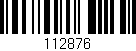 Código de barras (EAN, GTIN, SKU, ISBN): '112876'