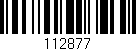 Código de barras (EAN, GTIN, SKU, ISBN): '112877'