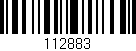 Código de barras (EAN, GTIN, SKU, ISBN): '112883'