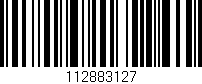 Código de barras (EAN, GTIN, SKU, ISBN): '112883127'