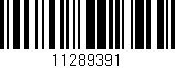 Código de barras (EAN, GTIN, SKU, ISBN): '11289391'