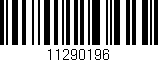 Código de barras (EAN, GTIN, SKU, ISBN): '11290196'