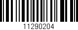 Código de barras (EAN, GTIN, SKU, ISBN): '11290204'