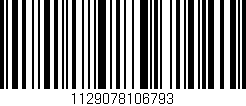 Código de barras (EAN, GTIN, SKU, ISBN): '1129078106793'